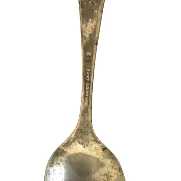 VTG WM ROGERS Silverplate Baby Spoon Disney Mickey Mouse Nursery Keepsake VBC - Picture 3 of 4